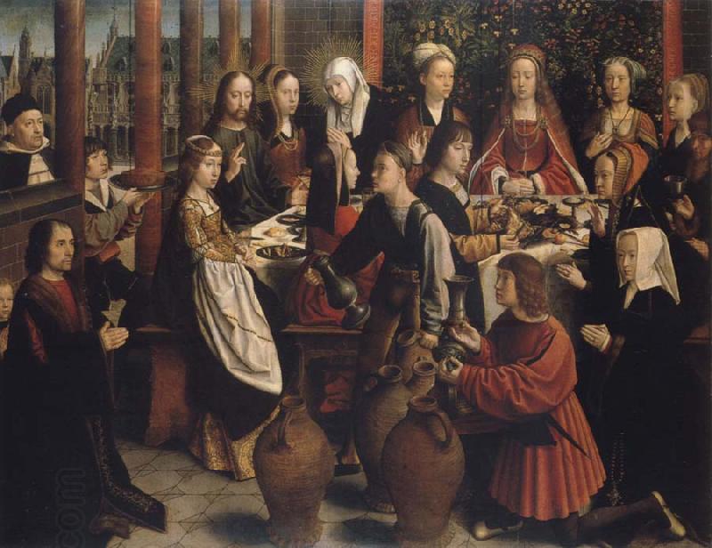 Gerard David The wedding to canons China oil painting art